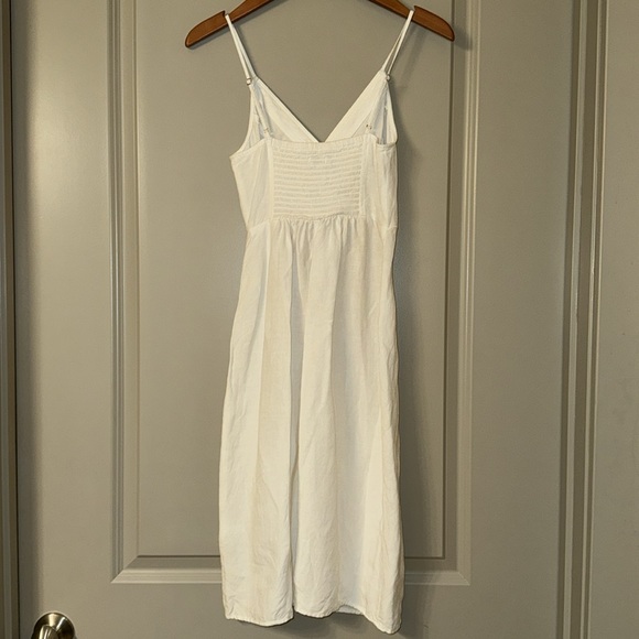 Express linen blend dress size xxs petite - Picture 2 of 6